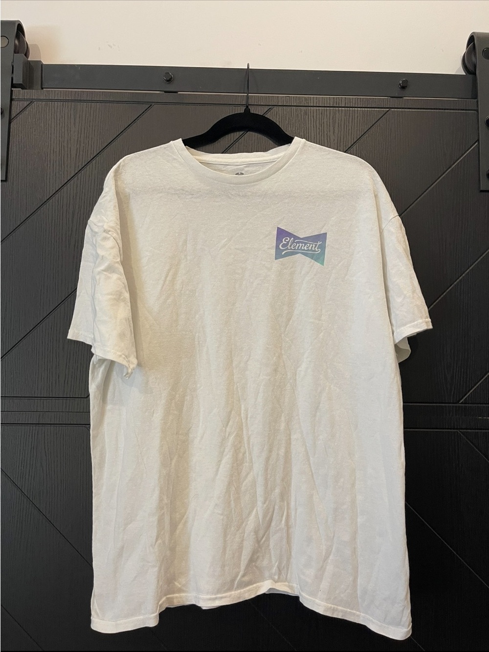 Element White Short Sleeve Crew T-Shirt Size: XL (GENTLY WORN)